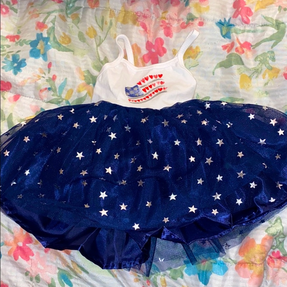 Babygirl cross back puffy dress